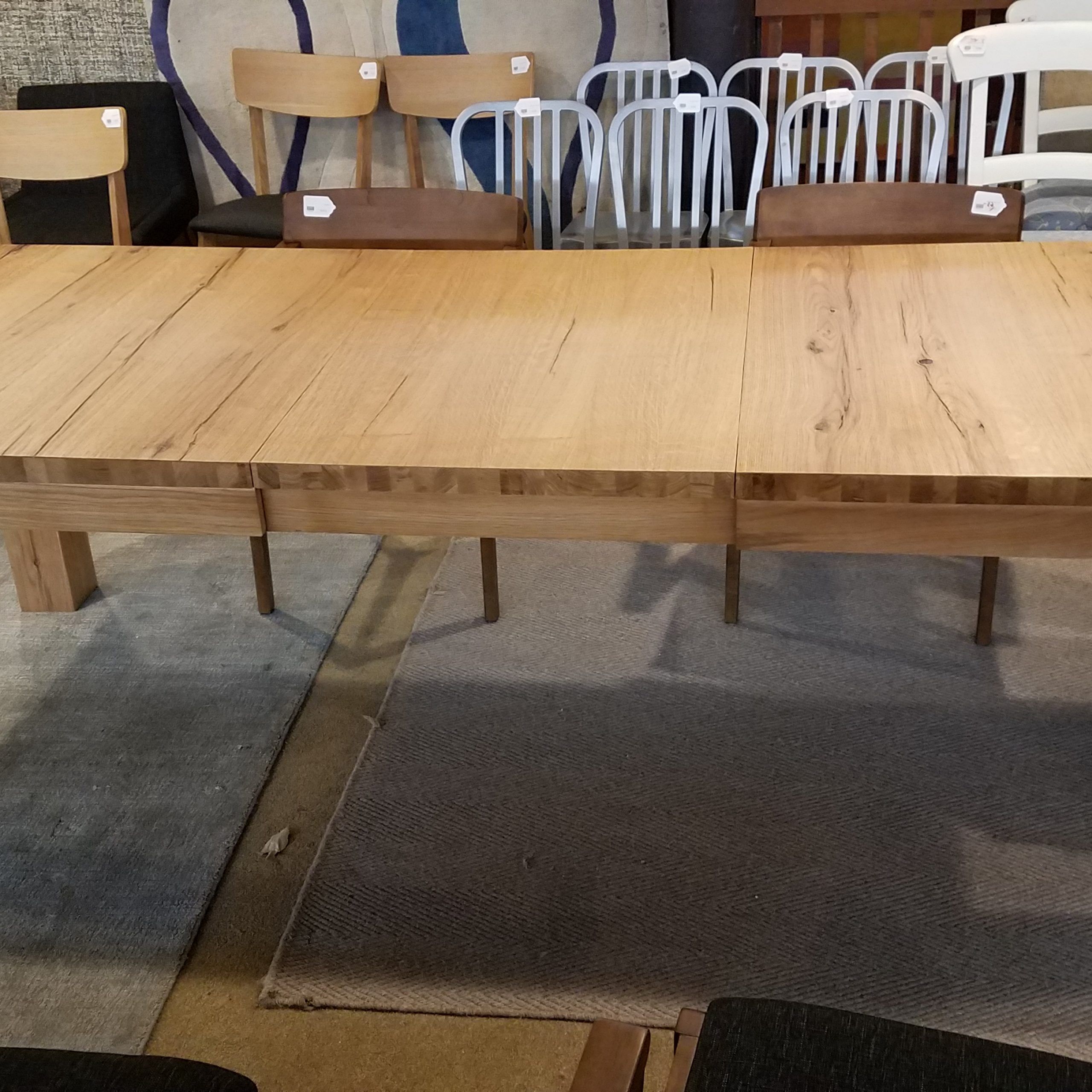 Rustic Honey Dining Tables Pertaining To Widely Used Rustic Wood Dining Table W/ Leaf Sold – Ballard Consignment (View 16 of 20)