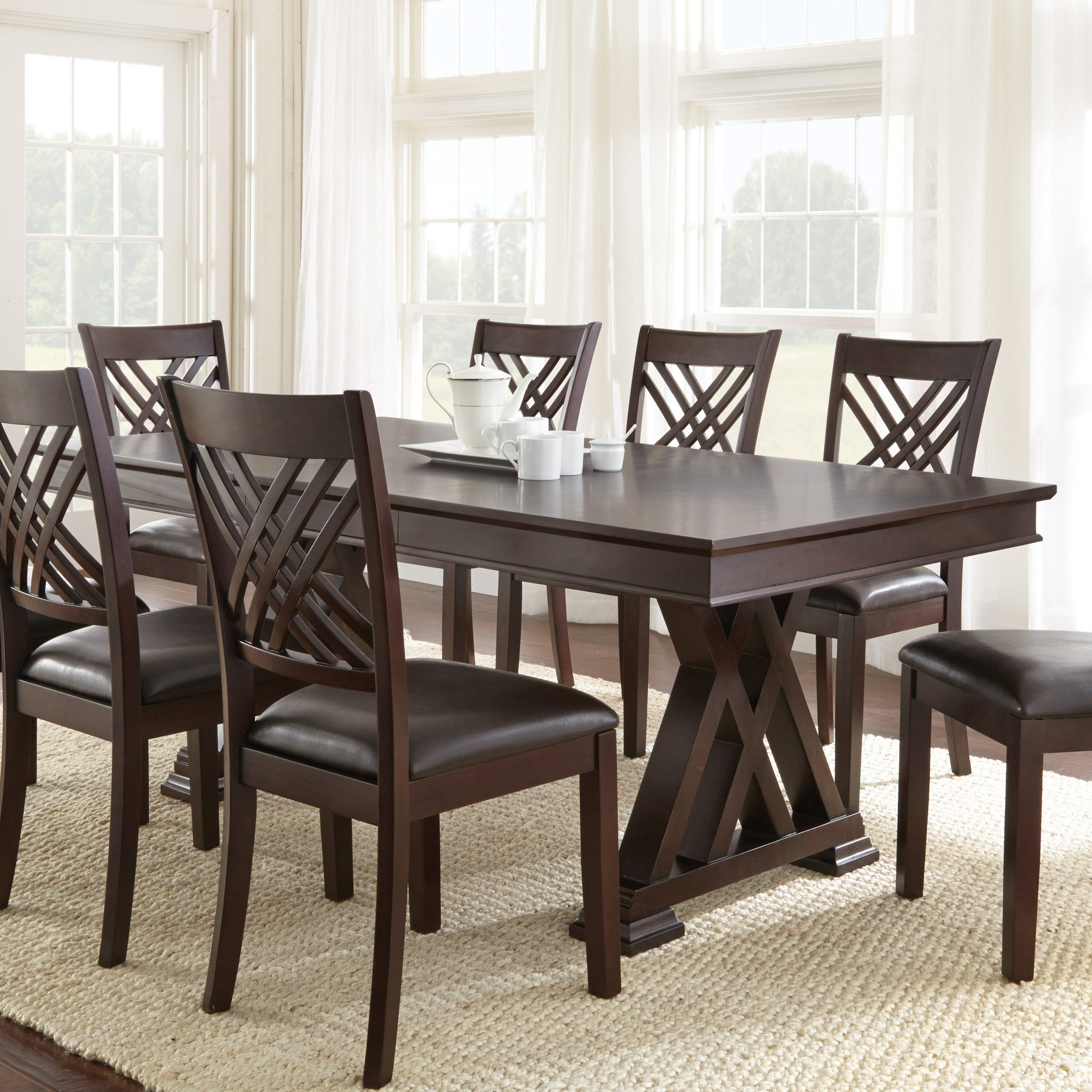 Steve Silver Adrian Dining Table – Dining Tables At Hayneedle With Current Silver Dining Tables (View 1 of 20)