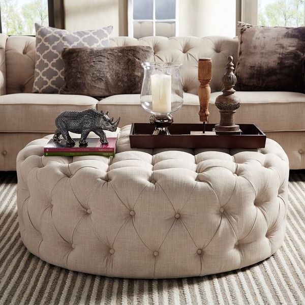 13 White Tufted Ottoman Coffee Table Photos Intended For Well Known Tufted Ottoman Cocktail Tables (Gallery 11 of 20)