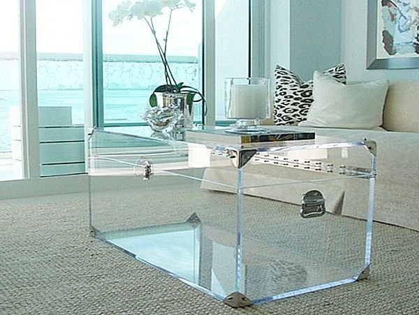 15 Clear Acrylic Trunk Coffee Table Collections Pertaining To Latest Silver And Acrylic Coffee Tables (Gallery 8 of 20)