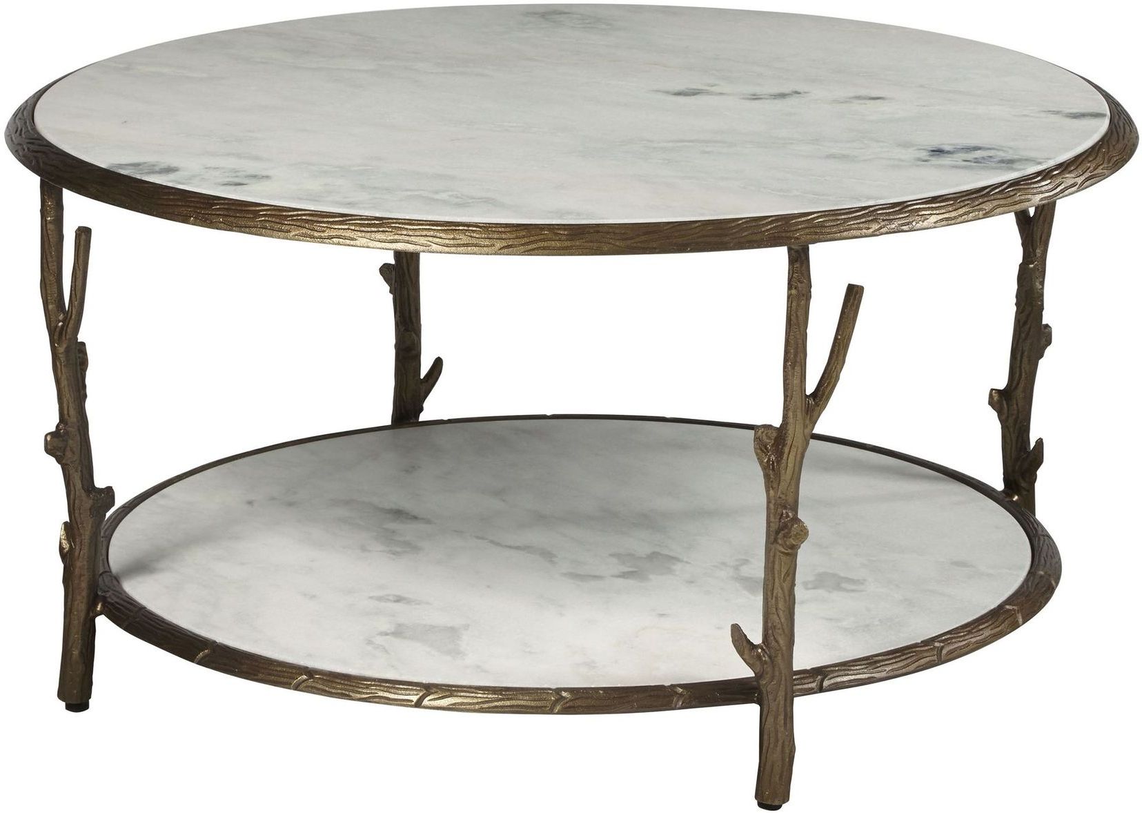 2019 Antique Cocktail Tables With Antique Accents Marble Brady Cocktail Table 2 Piece Set (View 10 of 20)