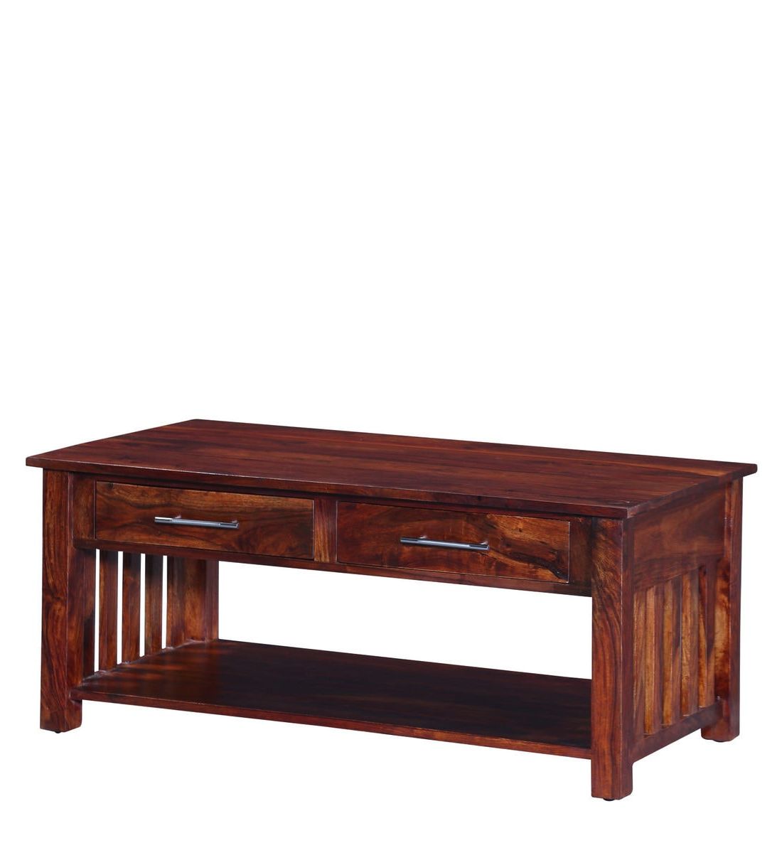 2019 Honey Oak And Marble Coffee Tables Within Buy Abbey Solid Wood Coffee Table In Honey Oak Finish (View 7 of 20)