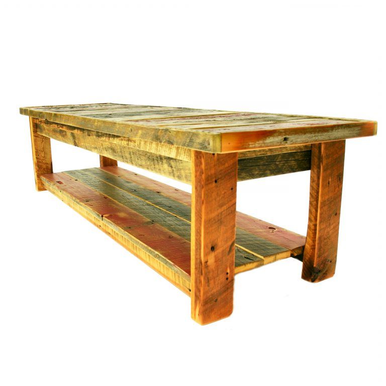 2020 Barnwood Coffee Tables Regarding Reclaimed Wood Coffee Table With Drawers Arizona (Gallery 13 of 20)
