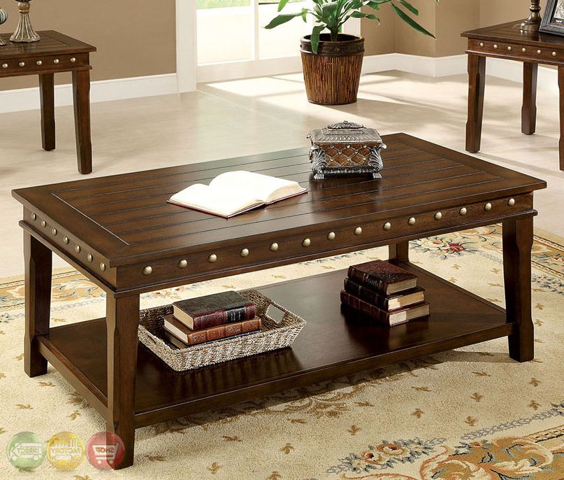 3 Pcs Walnut Finish Coffee Table Set  Umfcm4630 Inside Widely Used Walnut Coffee Tables (View 18 of 20)