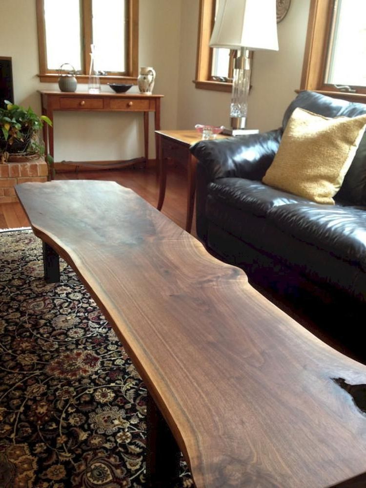 65+ Diy Wood Slab Coffee Table Ideas Http://prohomedecor Within Newest Rustic Walnut Wood Coffee Tables (Gallery 17 of 20)