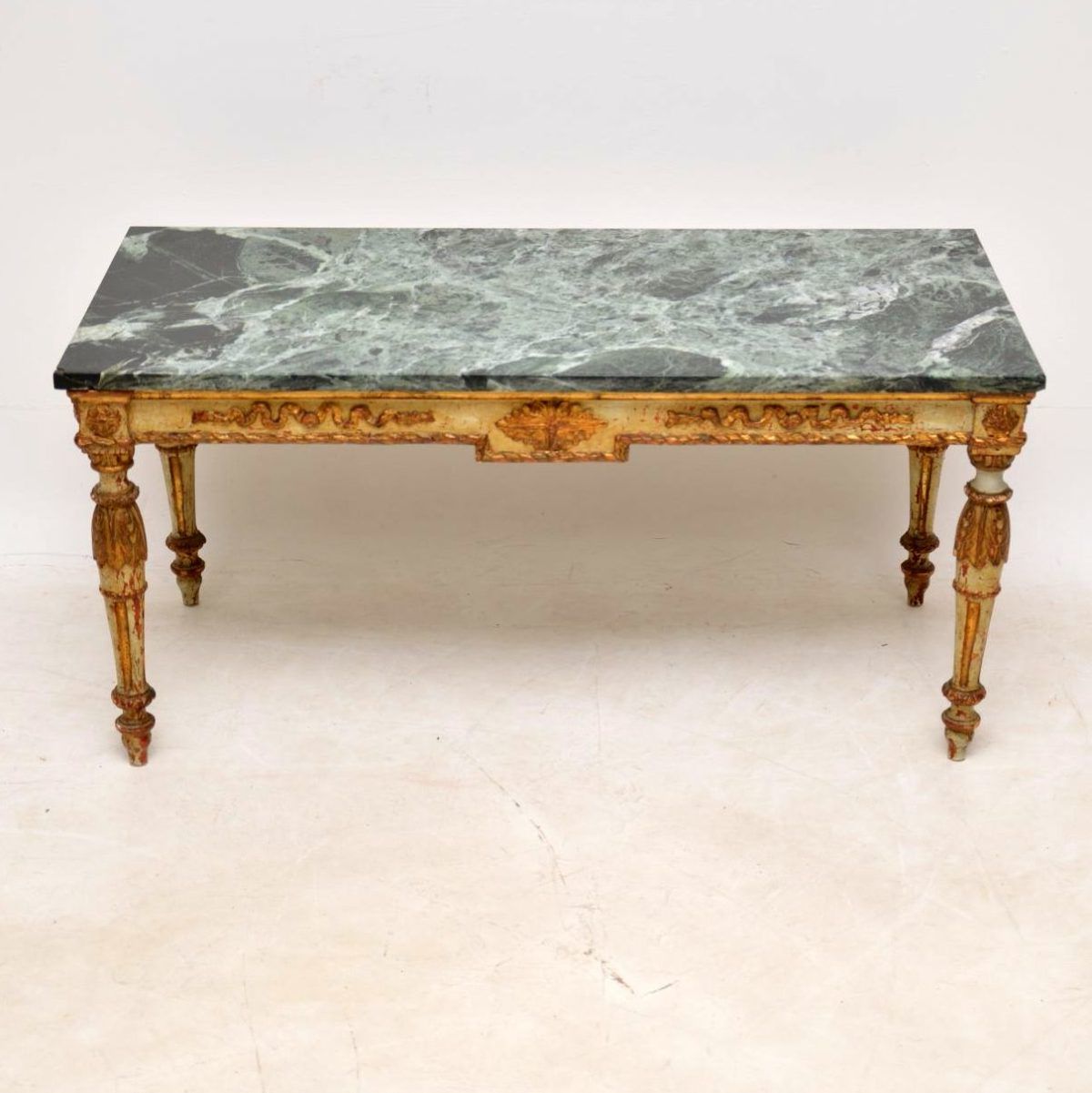 Antique French Marble Top Coffee Table – Marylebone Antiques Inside Most Recent Marble Top Coffee Tables (Gallery 20 of 20)