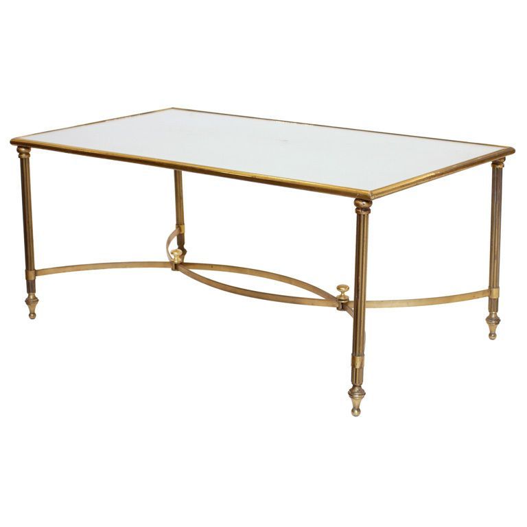 Art Deco Brass And Glass Coffee Table (View 18 of 20)