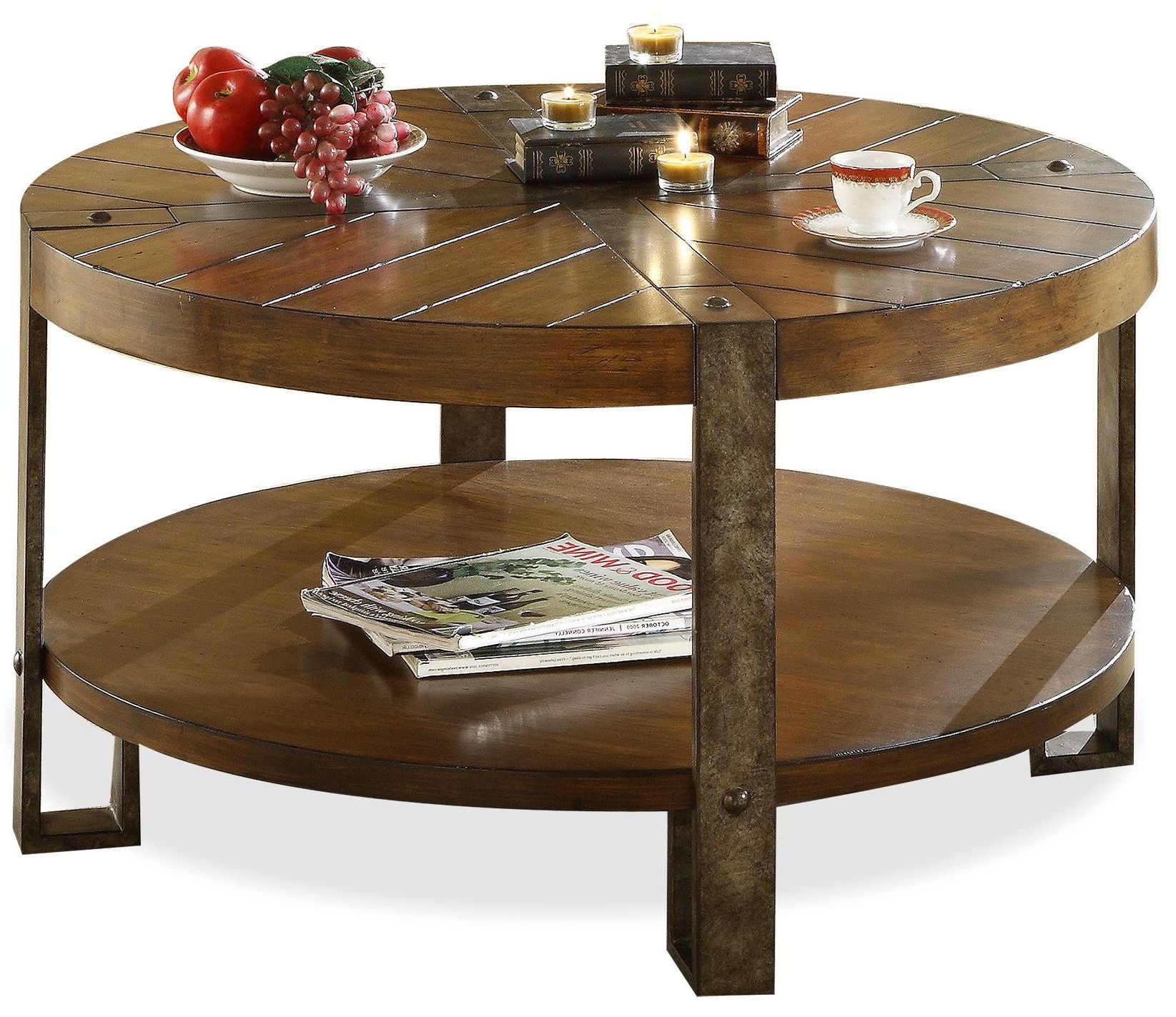 Awesome Round Coffee Tables With Storage – Homesfeed With Famous Espresso Wood Storage Coffee Tables (View 15 of 20)