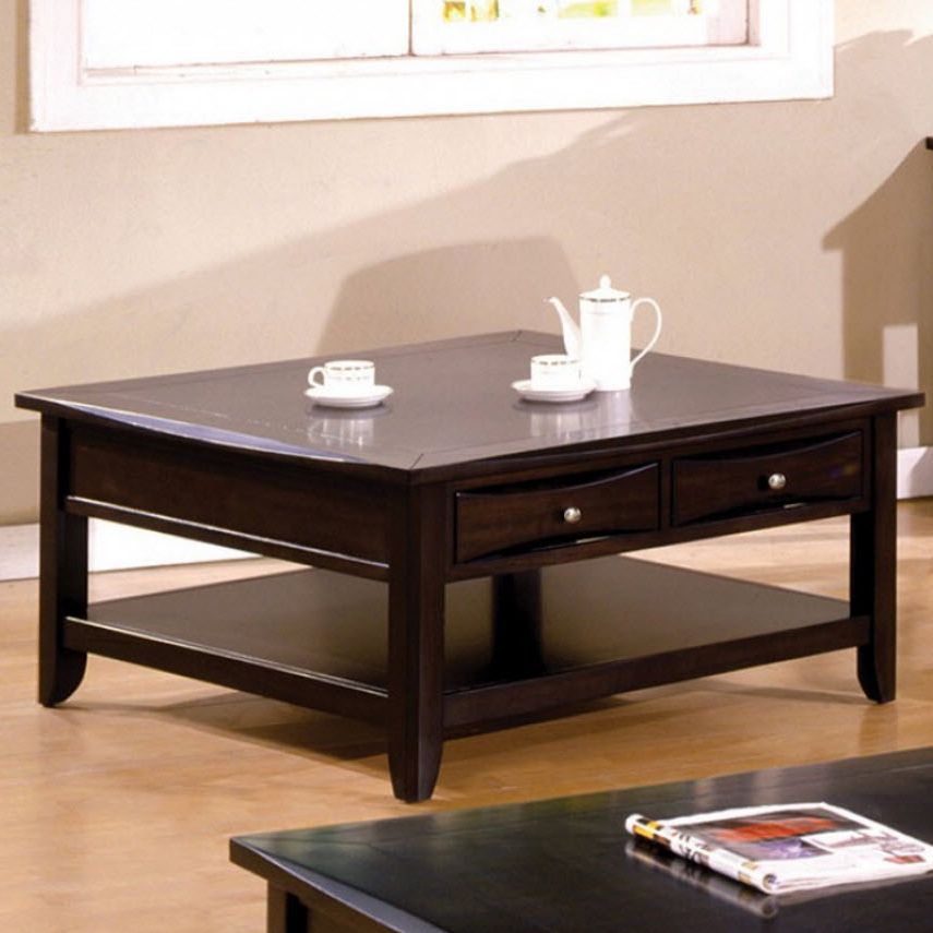 Baldwin Square Cocktail Table Regarding Favorite 1 Shelf Square Coffee Tables (Gallery 5 of 20)
