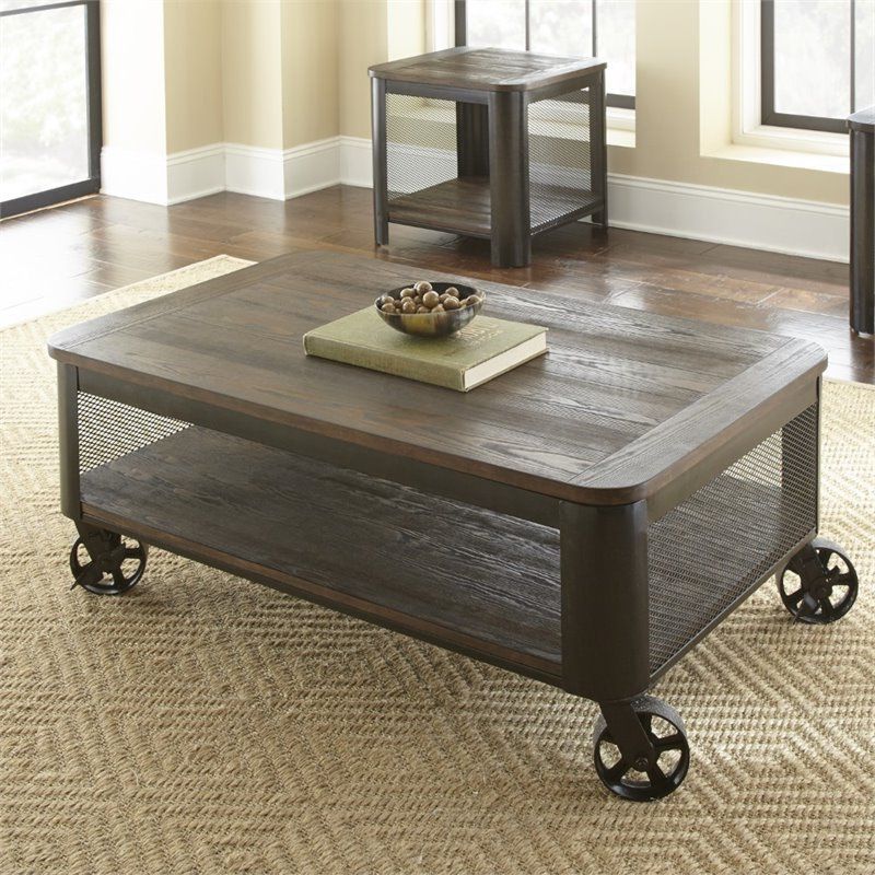 Barrow Lift Top Coffee Table With Casters In Chocolate With Latest Cocoa Coffee Tables (View 3 of 20)