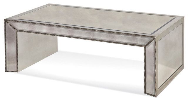 Bassett Mirror Murano Mirrored Rectangle Cocktail Within Most Recently Released Mirrored Modern Coffee Tables (Gallery 20 of 20)