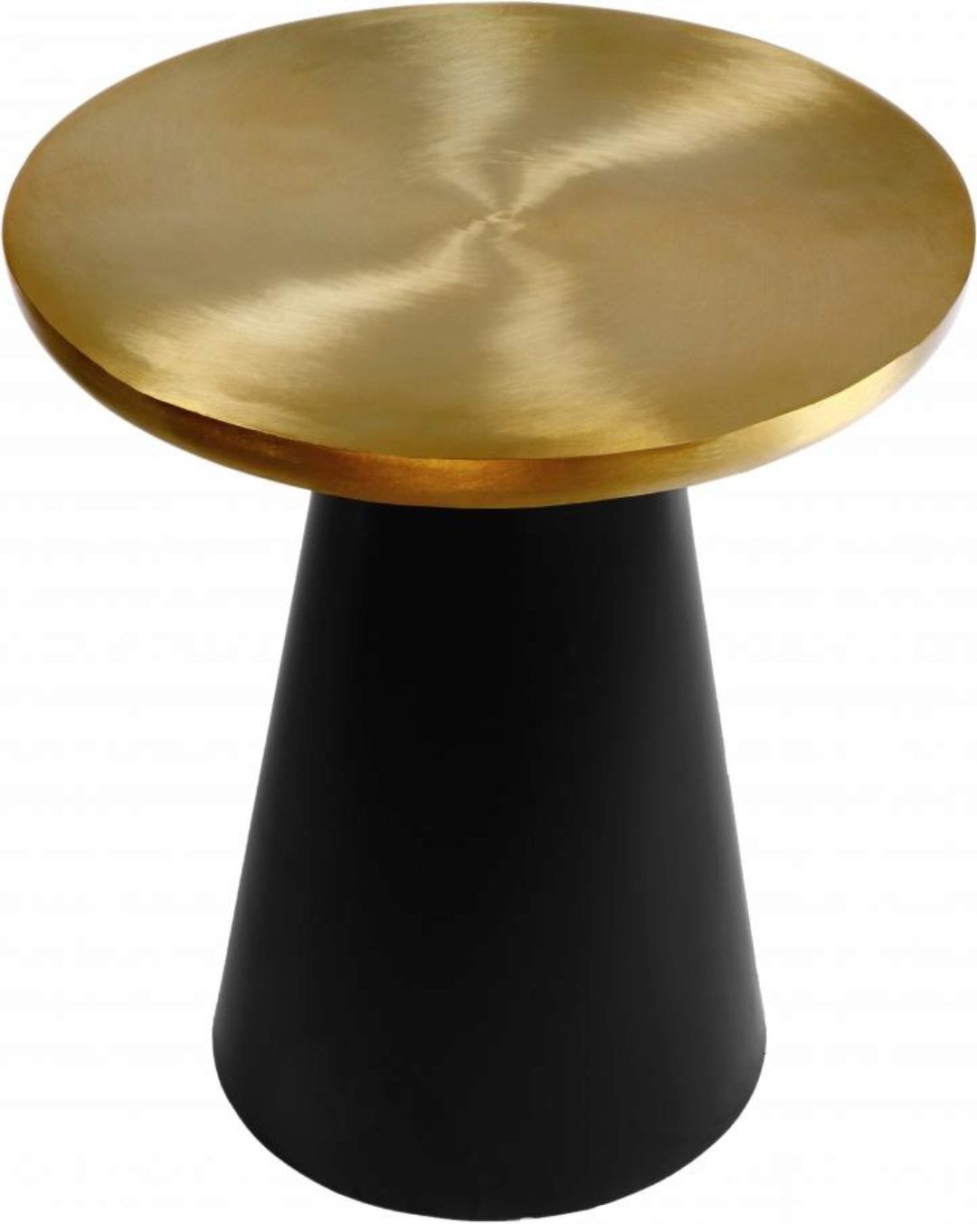 Brushed Gold & Black Metal Coffee Table Set 3pcs Meridian Within Well Known Black And Gold Coffee Tables (Gallery 20 of 20)