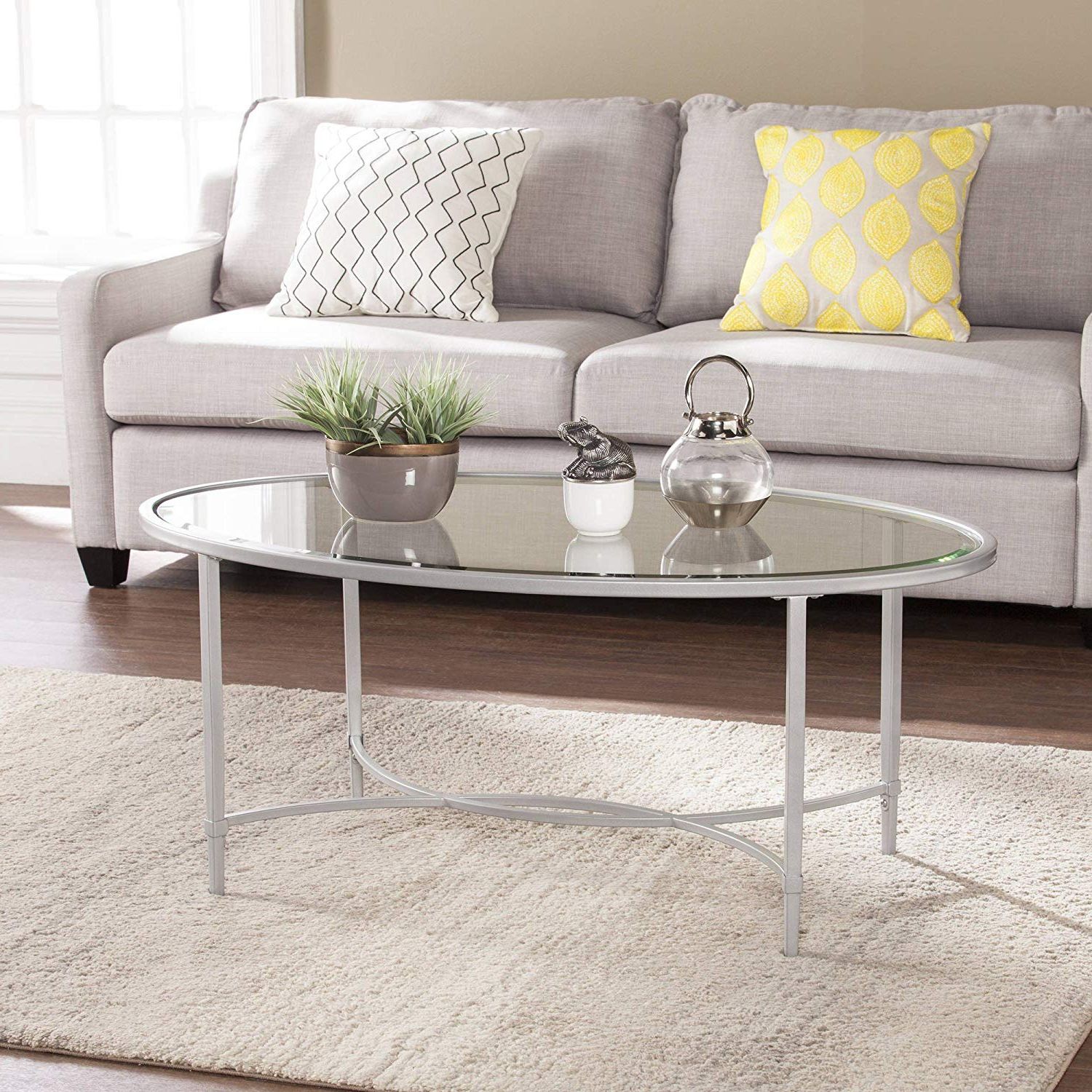 Cheap Silver Glass Coffee Table, Find Silver Glass Coffee Within Current Cream And Gold Coffee Tables (View 1 of 20)