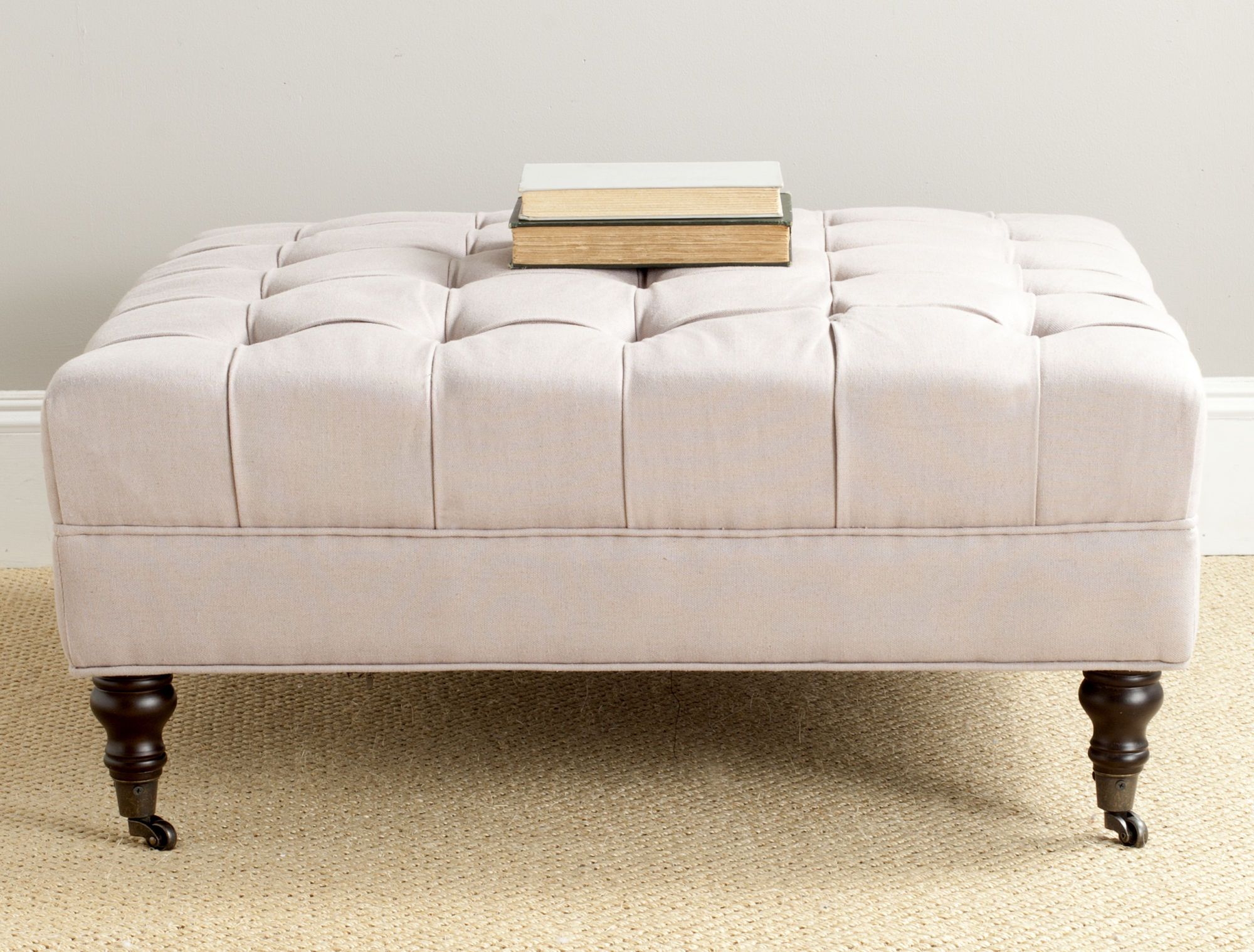 Clark Tufted Cocktail Ottoman With Current Tufted Ottoman Cocktail Tables (Gallery 1 of 20)