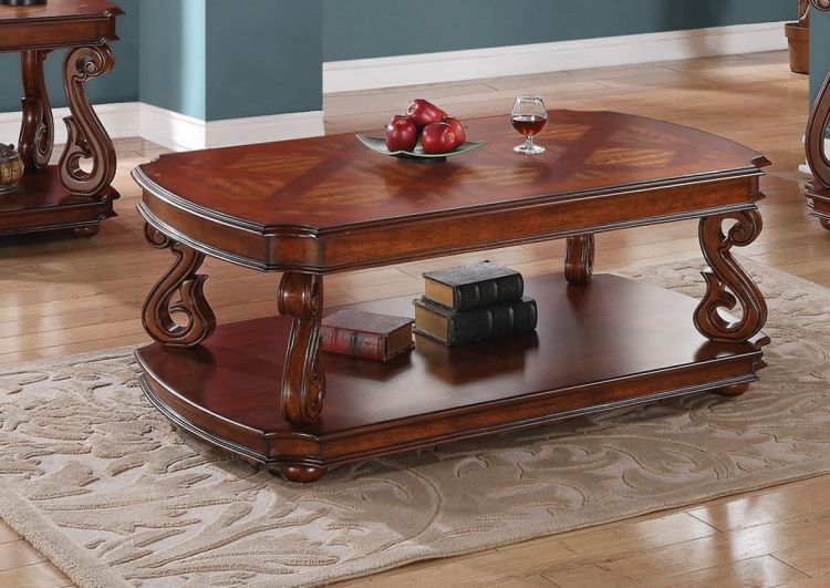 Coaster 702937 Occasional Set – Pecan 702937 Occ Set At Intended For Trendy Warm Pecan Coffee Tables (Gallery 20 of 20)
