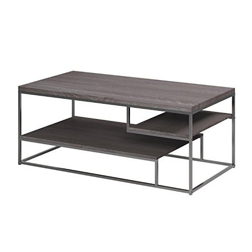 Coaster Home Furnishings 2 Shelf Coffee Table Weathered Throughout Widely Used 2 Shelf Coffee Tables (View 4 of 20)