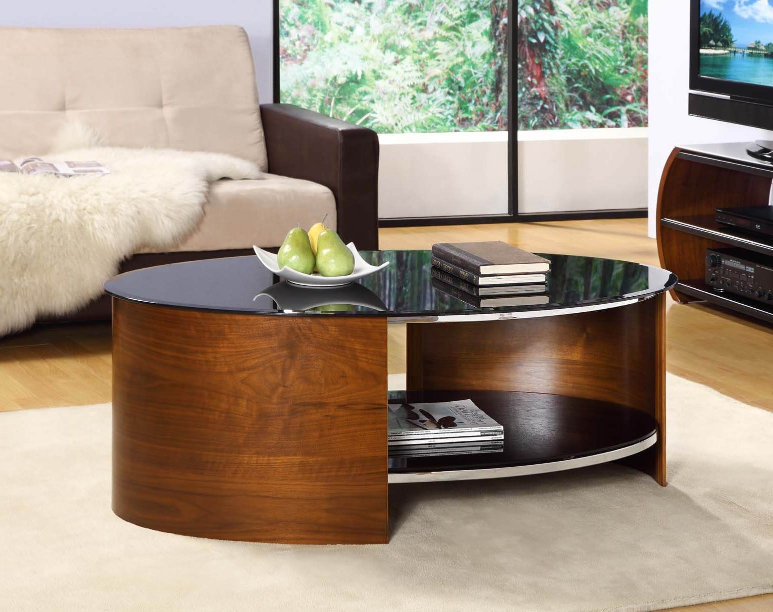 Coffee Pertaining To Recent Walnut And Gold Rectangular Coffee Tables (Gallery 17 of 20)