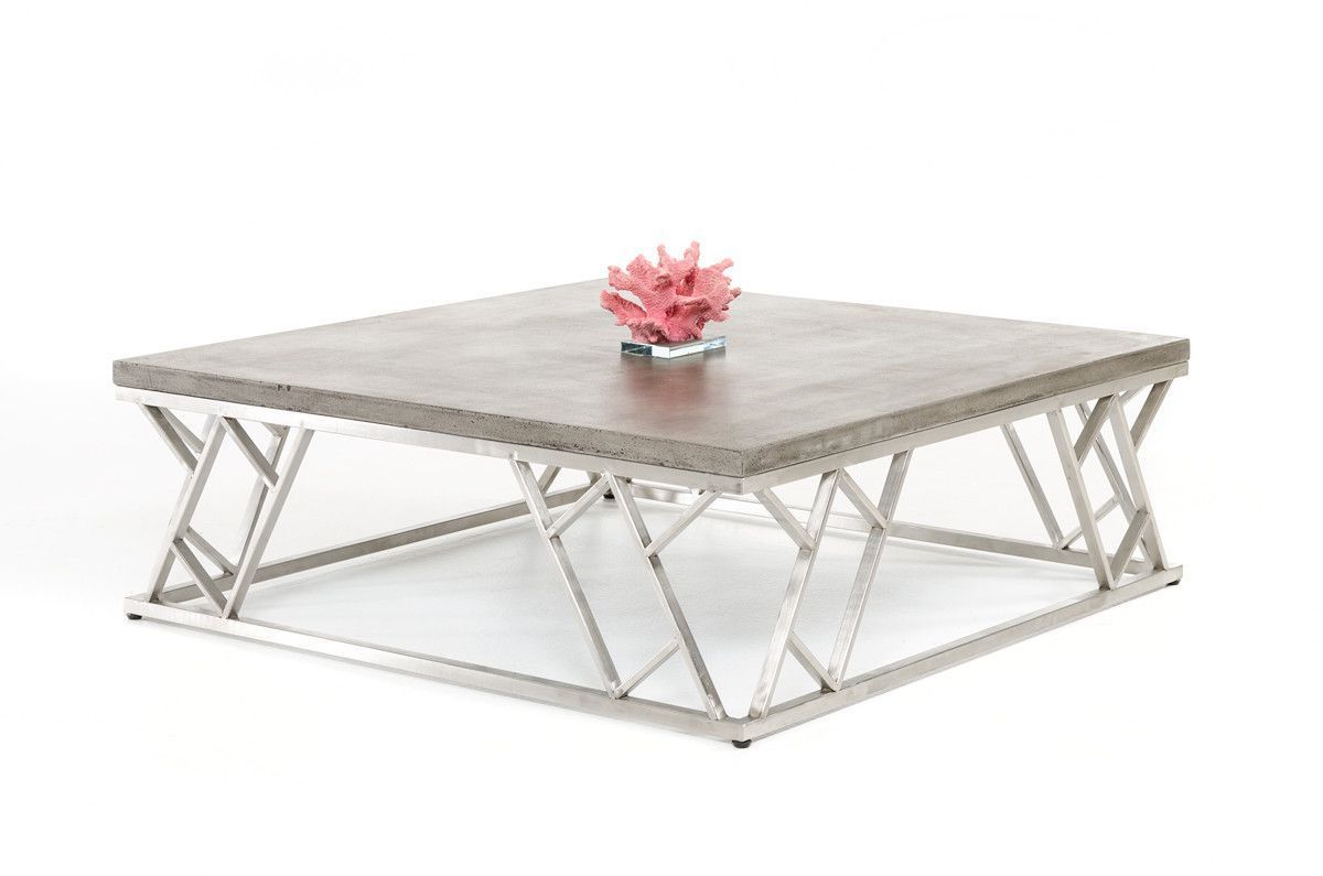 Concrete With Regard To Most Popular Modern Concrete Coffee Tables (View 8 of 20)