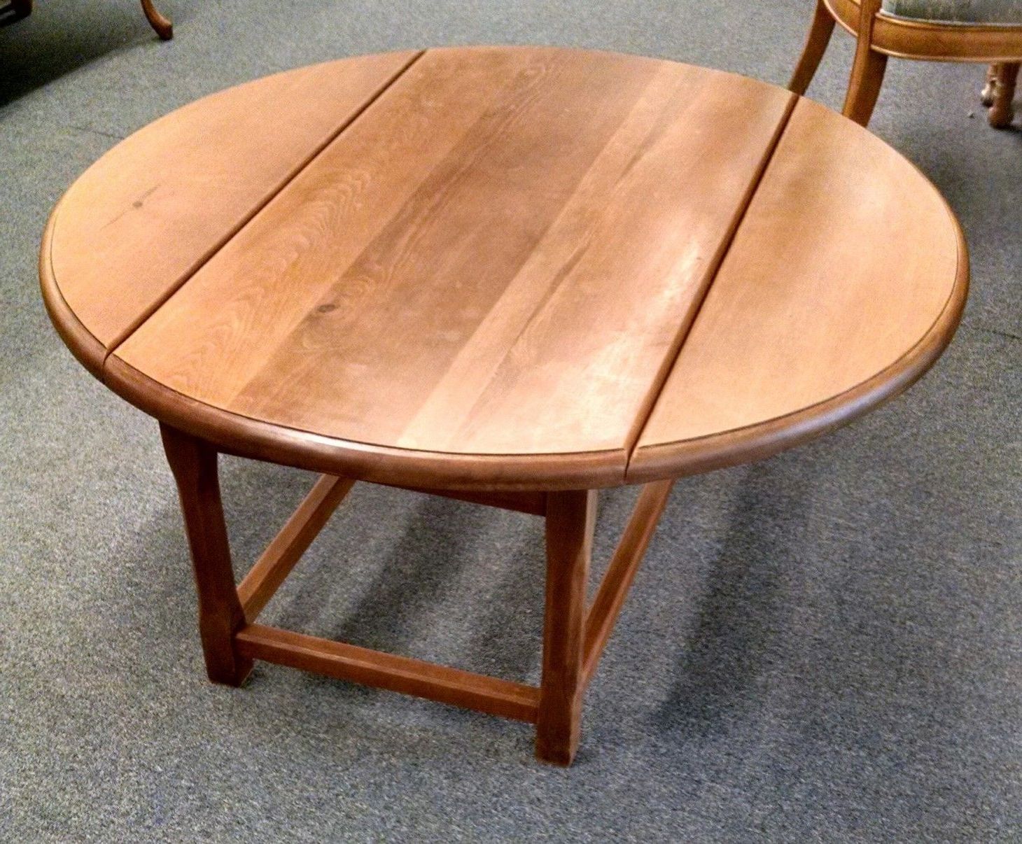 Delmarva Furniture Consignment Pertaining To 2019 Leaf Round Coffee Tables (View 3 of 20)