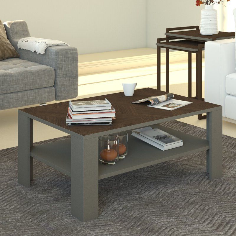Ebern Designs Woodcock 3 Piece Coffee Table Set & Reviews Within Most Recent 3 Piece Coffee Tables (Gallery 11 of 20)