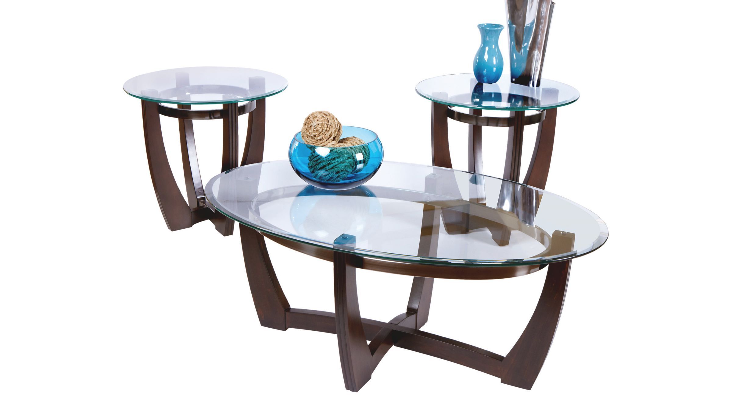 Elegant 3 Piece Glass Coffee Table Set – Awesome Decors Throughout Famous 3 Piece Coffee Tables (Gallery 16 of 20)