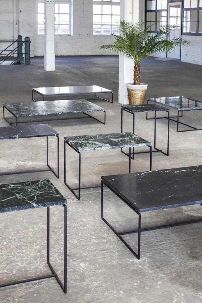 Famous Black Metal And Marble Coffee Tables With Serax Coffee Table Nero Medium, Black Marble – Stoer Metaal (Gallery 20 of 20)