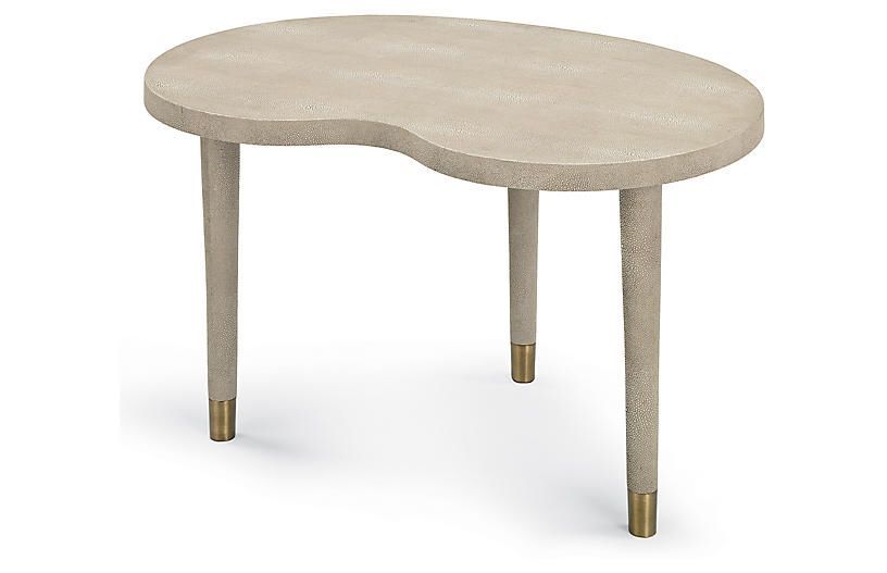 Favorite Faux Shagreen Coffee Tables Regarding Faux Shagreen Coffee Table – Ivory – Regina Andrew Design (View 16 of 20)