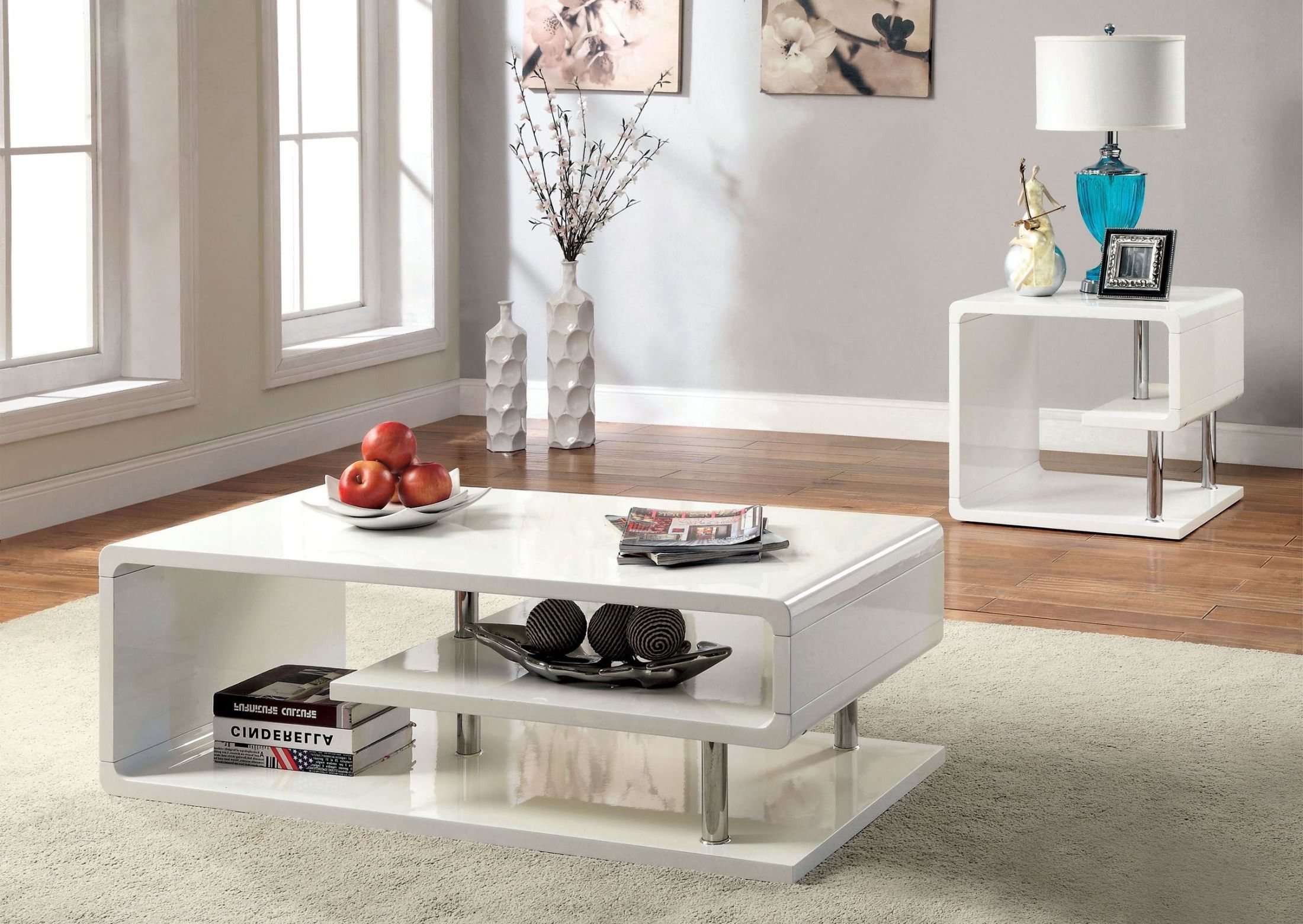 Favorite Gloss White Steel Coffee Tables In Ninove I White High Gloss Coffee Table From Furniture Of (Gallery 2 of 20)
