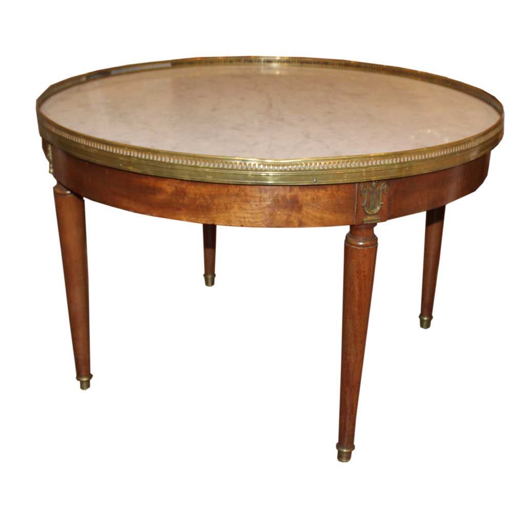 French Marble Top Coffee Table At Foxglove Antiques In Popular Marble Top Coffee Tables (View 11 of 20)