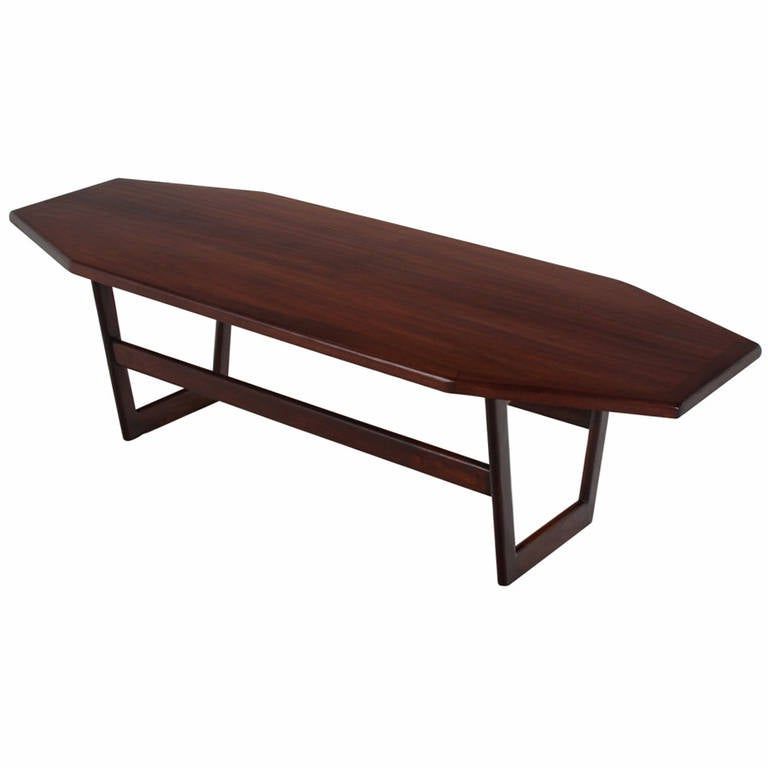 Geometric Solid Mahogany Coffee Table At 1stdibs Regarding Fashionable Geometric Coffee Tables (View 14 of 20)