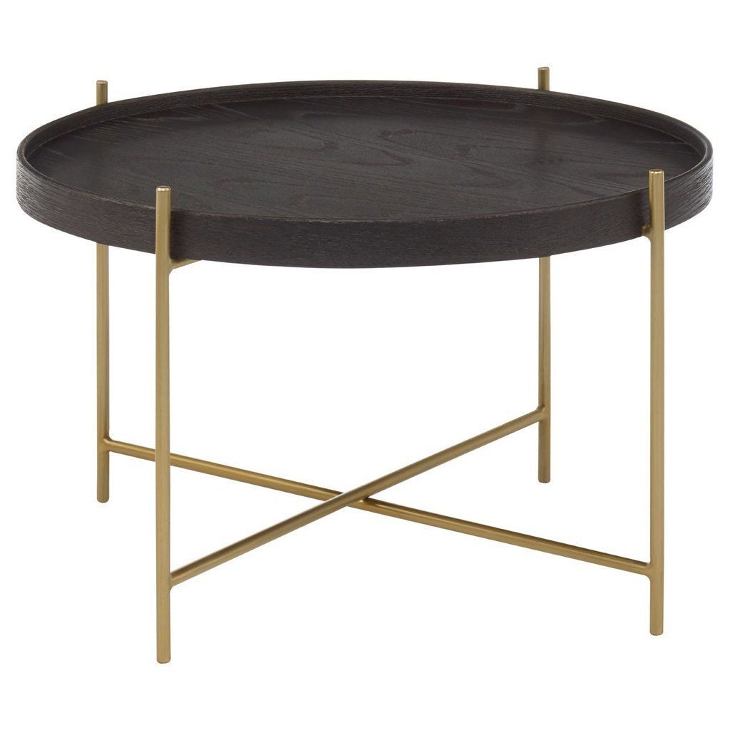 Gold Side Table In 2019 Black And Gold Coffee Tables (Gallery 3 of 20)