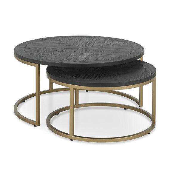 Gold Statement Coffee Table – Charles 130cm Art Deco Black With Most Up To Date Gray And Gold Coffee Tables (View 7 of 20)
