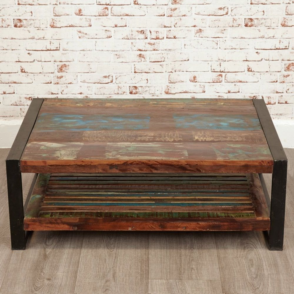 Hugo & Isaac Hoffman Rectangular Coffee Table, Reclaimed Throughout Most Current Wood Rectangular Coffee Tables (View 5 of 20)