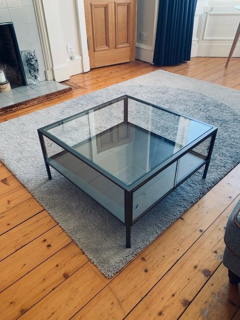 In With 2019 Gray Wood Black Steel Coffee Tables (View 10 of 15)