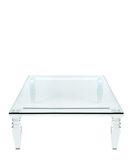 Interlude Home Christelle Acrylic Coffee Table Throughout Recent Silver And Acrylic Coffee Tables (Gallery 13 of 20)