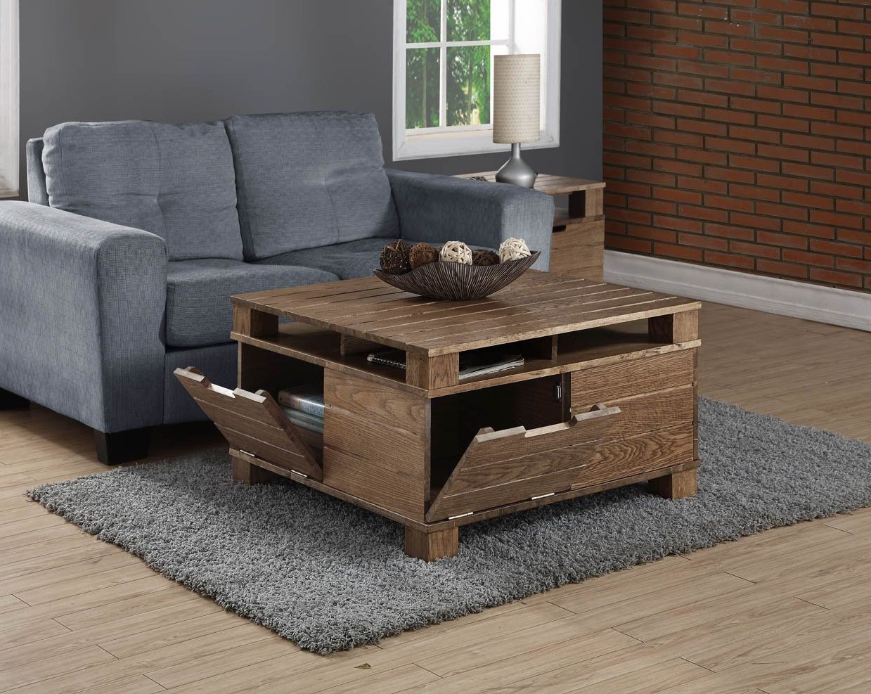Jual Rustic Oak Solid Wood Coffee Table At Barnitts Online Within Widely Used Wood Coffee Tables (View 3 of 20)