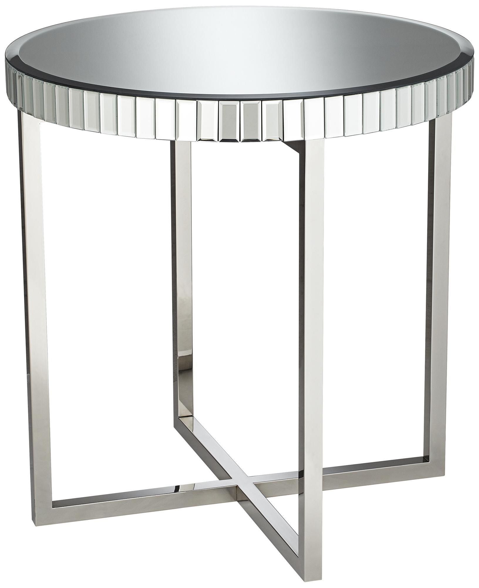 Lamps Plus Throughout Recent Gold And Mirror Modern Cube End Tables (View 5 of 20)