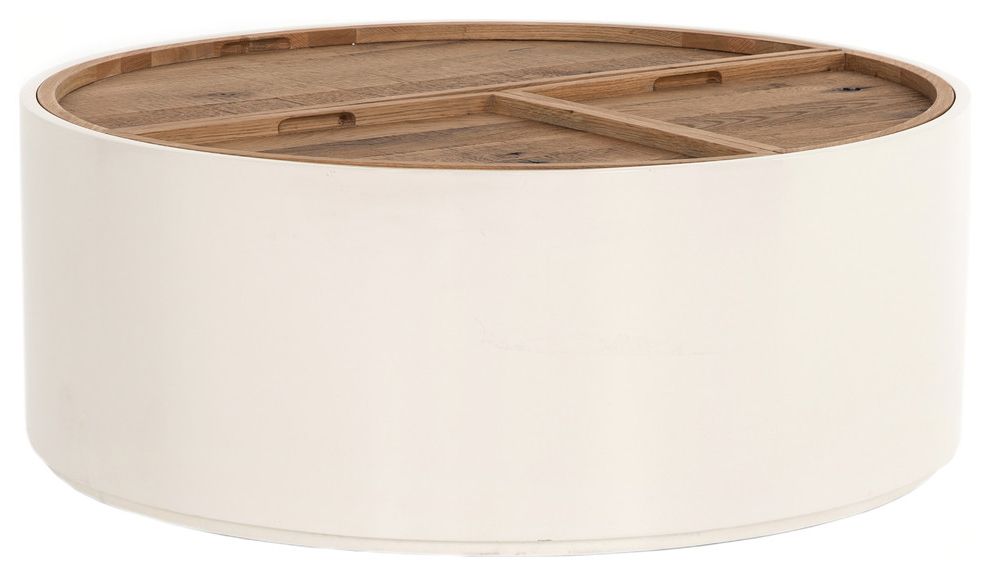 Light Wood Drum Coffee Table – Coffee Table Design Ideas Intended For Preferred Light Natural Drum Coffee Tables (View 7 of 20)