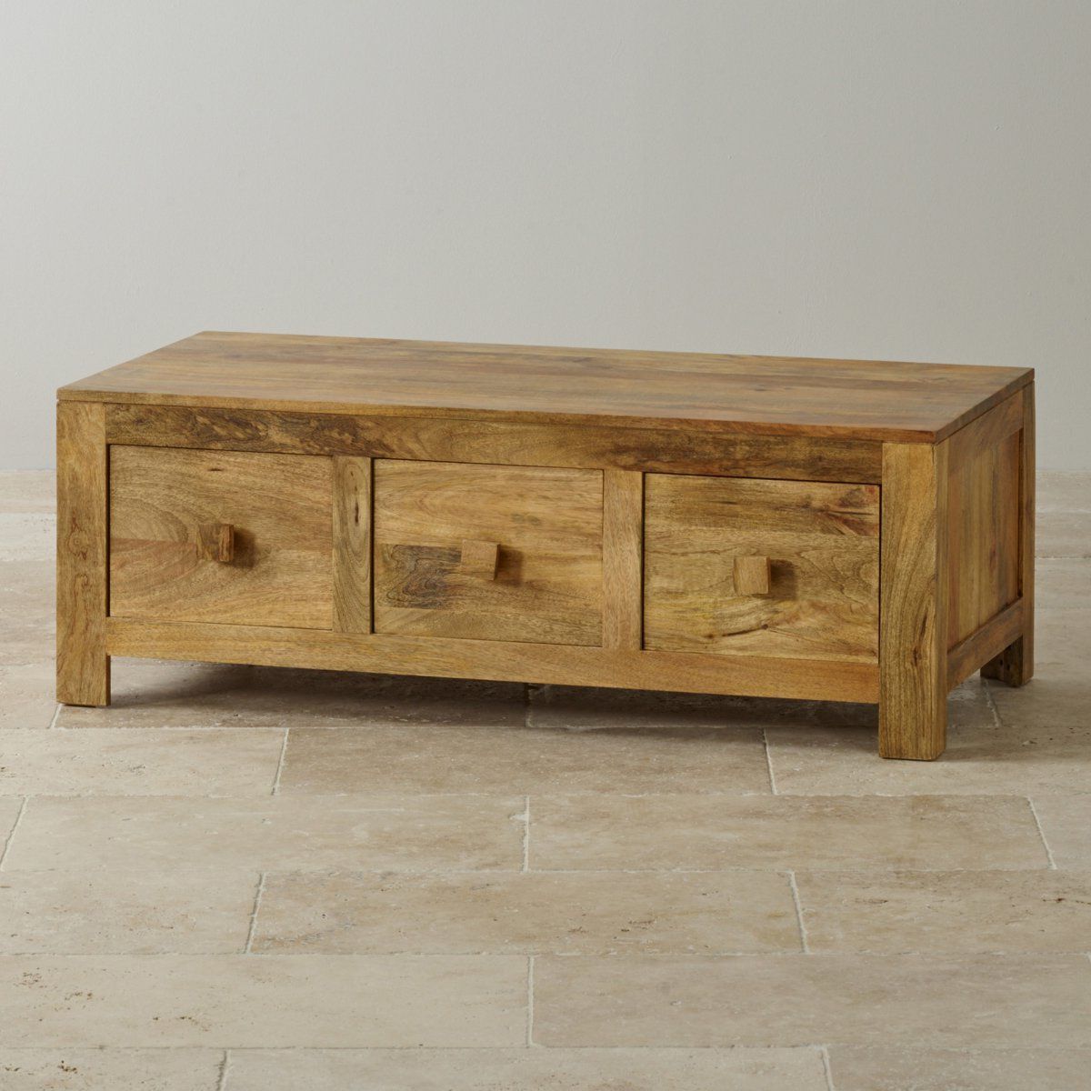 Mantis Light 6 Drawer Coffee Table In Natural Solid Mango In 2019 Natural Mango Wood Coffee Tables (Gallery 17 of 20)