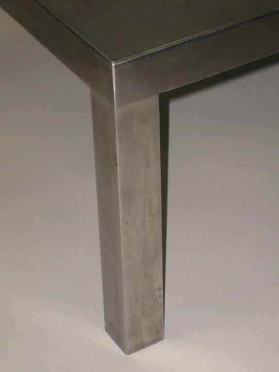 Matt Stainless Steel Cocktail Tablemaria Pergay For Inside Most Popular Stainless Steel Cocktail Tables (Gallery 20 of 20)
