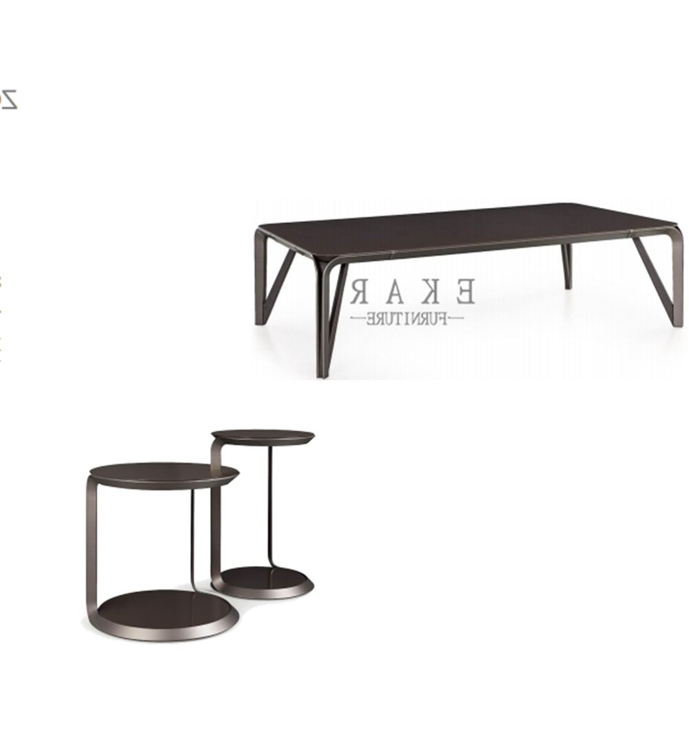 Mdf Lacquer In Matte Black Stainless Steel Coffee Table Inside Most Recent Matte Black Coffee Tables (View 7 of 20)