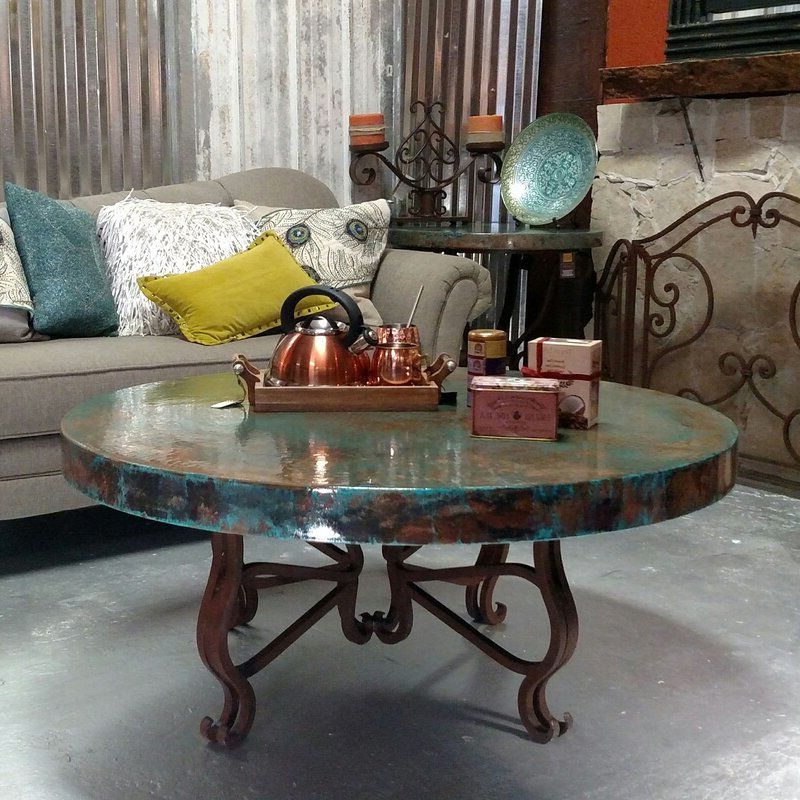 Mexportssusana Molina Luxurious Wrought Iron Coffee In Newest Round Iron Coffee Tables (View 8 of 20)