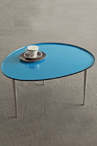 Mid Century Modern Design Coffee Table – Cobalt Blue At Within Popular Cobalt Coffee Tables (Gallery 7 of 20)