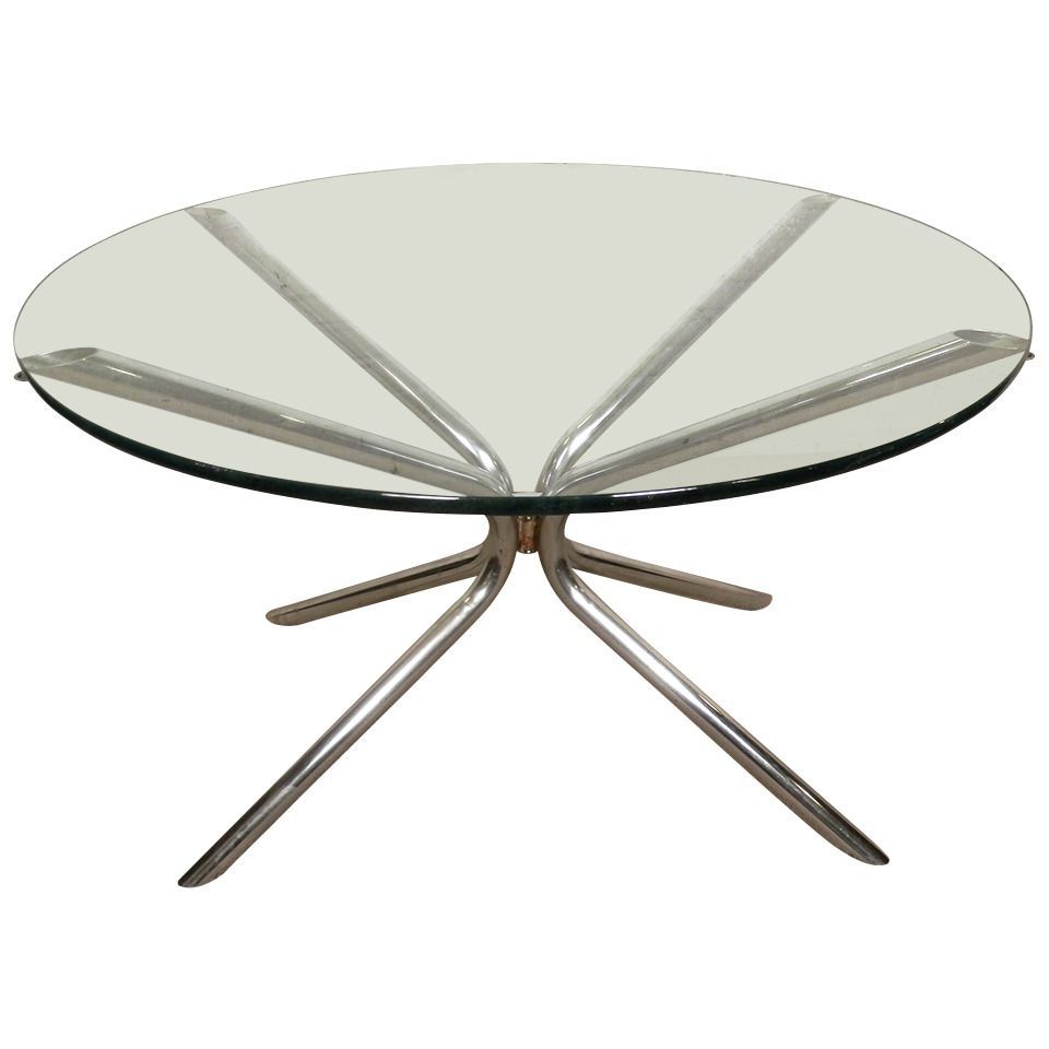 Modern Regarding Best And Newest Polished Chrome Round Cocktail Tables (View 8 of 20)