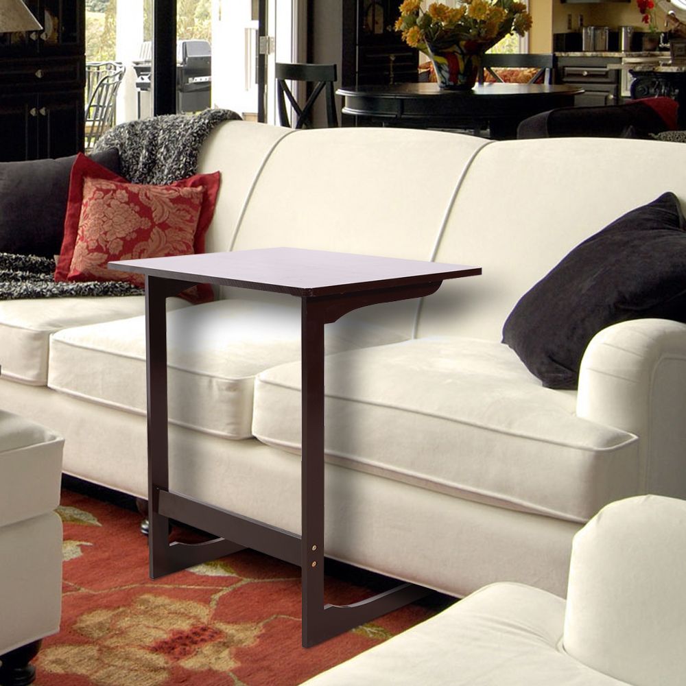 Most Popular L Shaped Coffee Tables Pertaining To Sofa Side Table Slide Under, L Shaped Side Sofa Snack (View 17 of 20)