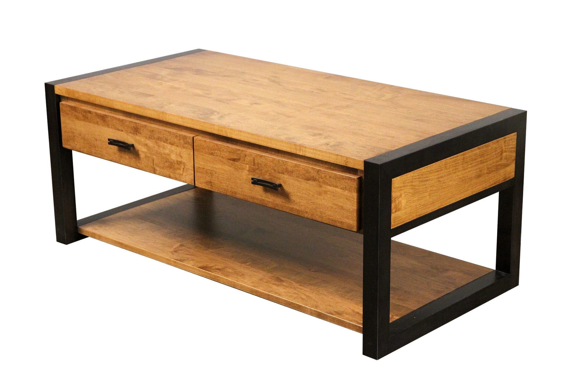 Most Popular Wood Rectangular Coffee Tables Intended For Sydney Rectangular Coffee Table With 2 Drawers – Westcoast (View 7 of 20)