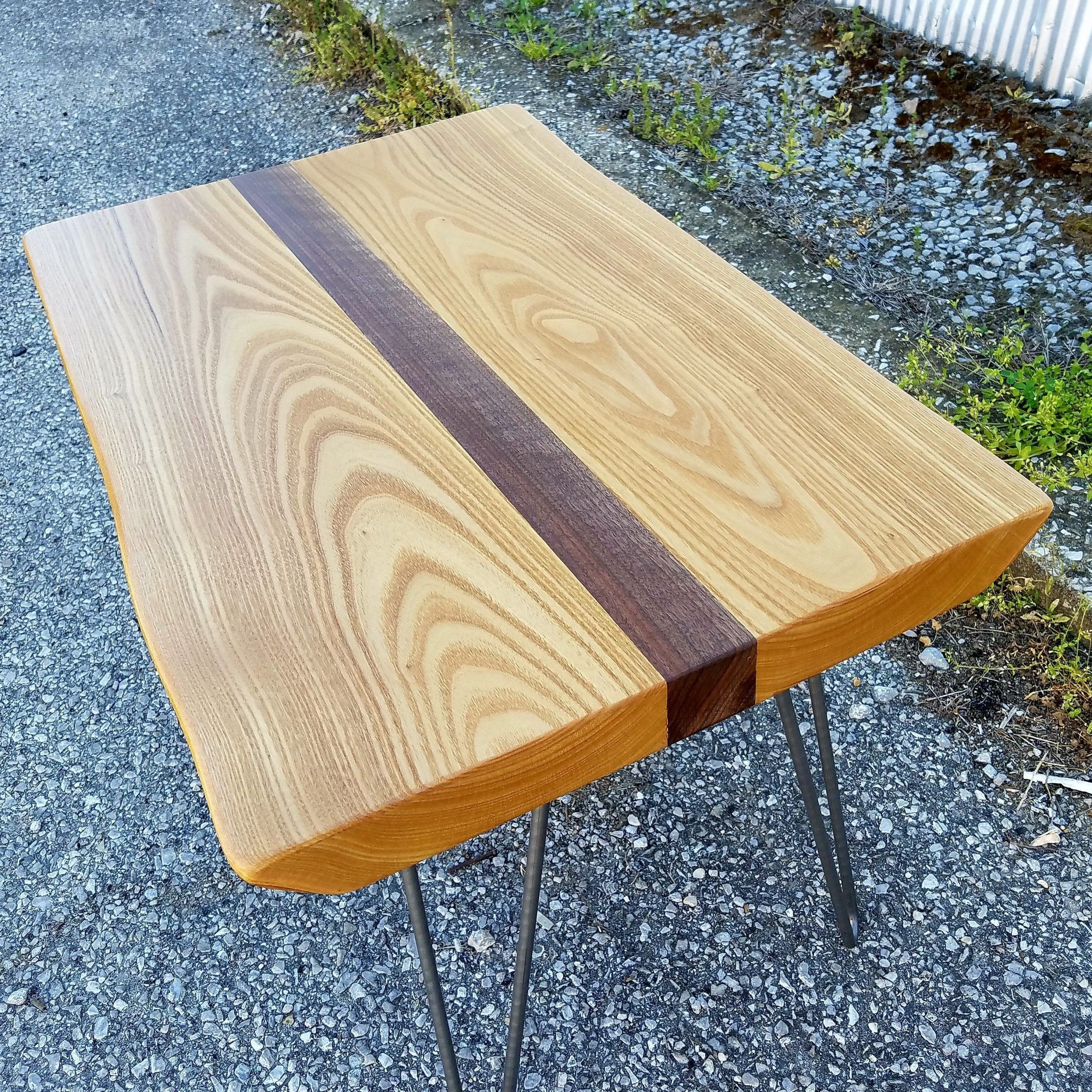 Most Recent Cocoa Coffee Tables Regarding Hand Made Catalpa And Walnut Live Edge Coffee Table  Small (Gallery 15 of 20)