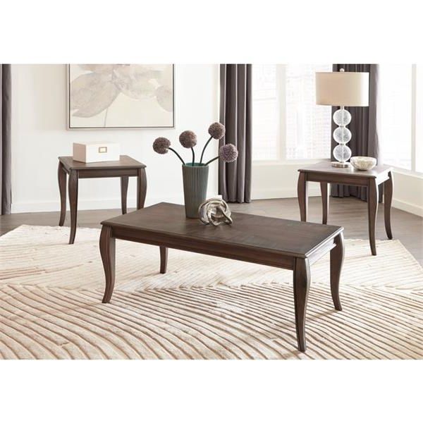 Most Recent Gray And Black Coffee Tables Within Metallic Gray Coffee End Table Set (View 16 of 20)
