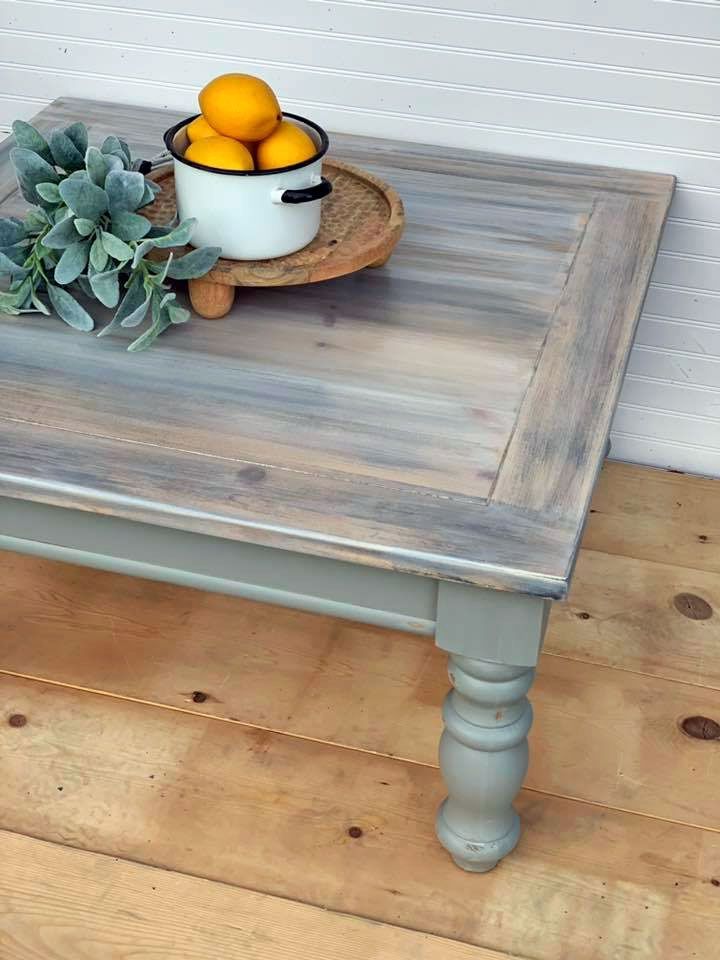 Most Recent Rustic Bronze Patina Coffee Tables With Empire Gray Farmhouse Coffee Table (View 7 of 20)