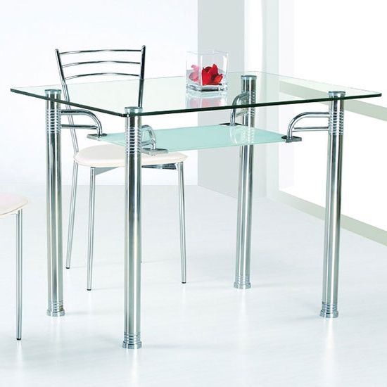 Most Recently Released Glass And Stainless Steel Cocktail Tables Throughout Glass Top Dining Tables – Homesfeed (View 7 of 20)